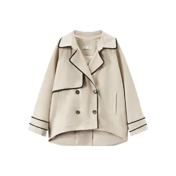 EICHITOO Jacket Women's Khaki & Trim Material 08