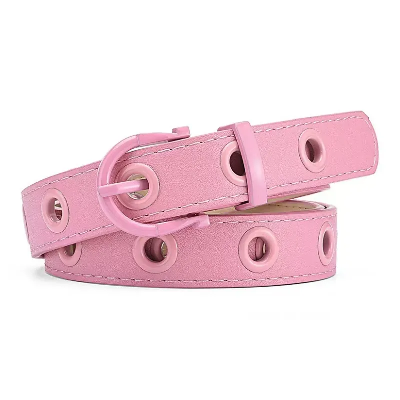 IOTS PU Leather Belts Unisex 2.4CM-4