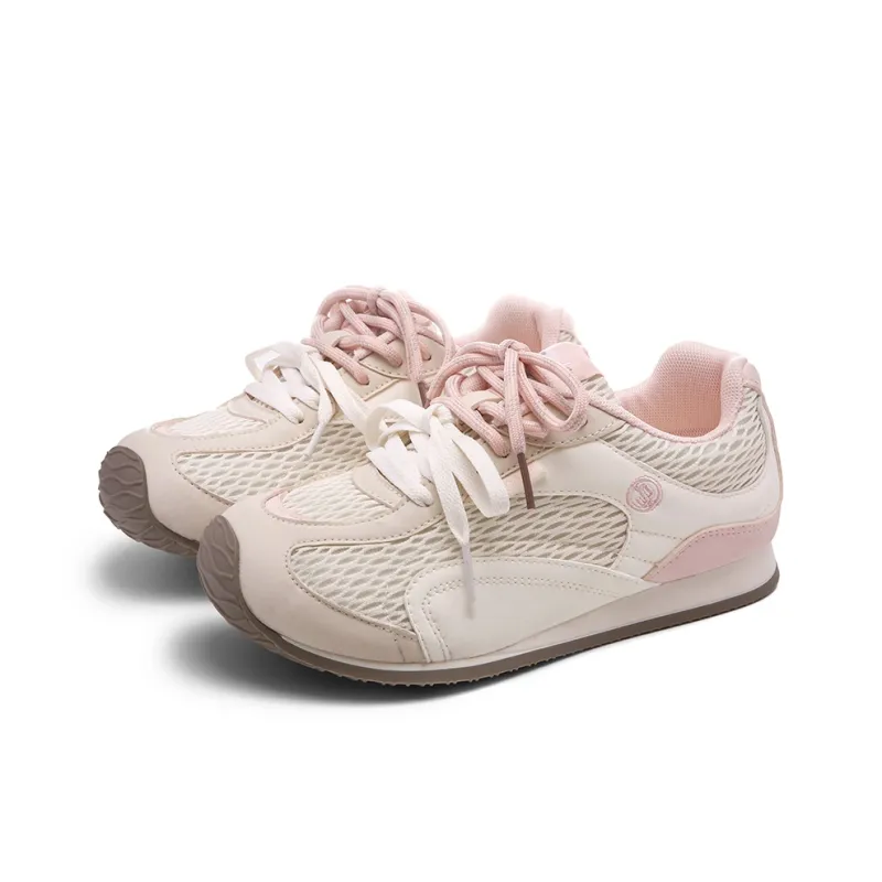 Lovely You Lightweight And Breathable Low Top Skateboard Shoes Women's Rose Pink-1