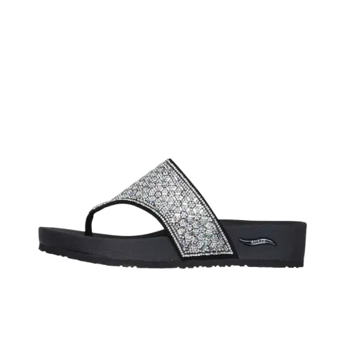 Skechers Slip Resistant Flip Flops Women's Black