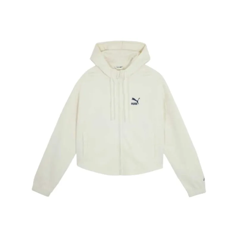 PUMA CLASSICSKnit JACKET DK W Sweatshirt Women's White-0