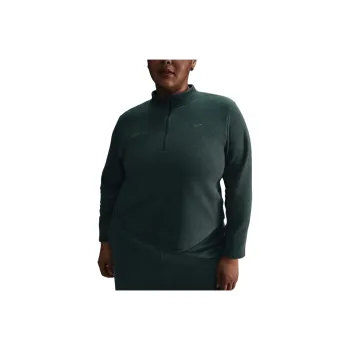 Nike Sportswear Phoenix Plush Women's Slim Long Sleeve Cozy Fleece 1/2 Zip Top Plus Size