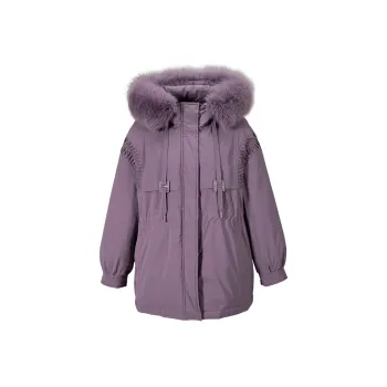 XIANGYING Down Jacket Women's Purple