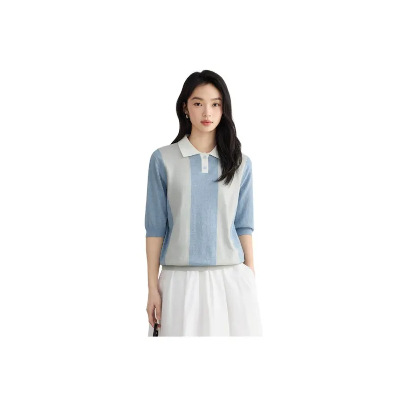Elva' Island Knitwear Women's Blue-0