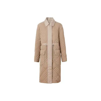 Burberry FW22 Coat Women's Cappuccino Color