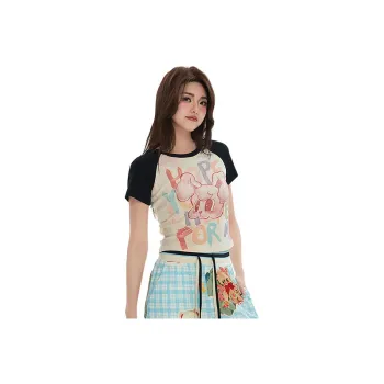 LALABOBO Raglan Sleeve T Shirt Women's