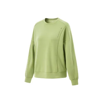 LiNing Fitness Series Sweatshirt Women's Fresh Moss Green