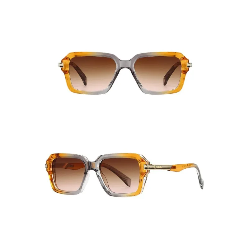 JEANSWEST Metal Square Sunglasses Unisex-16