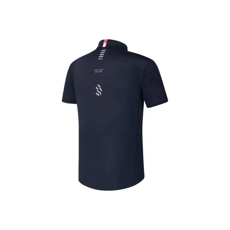 FILA CYCLING Polo Shirt Men's Gemstone Dark Blue-2