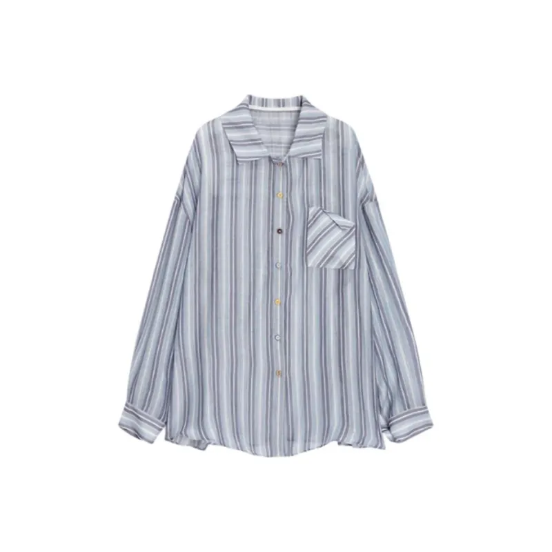 Fragment Shirt Women's Blue White-0