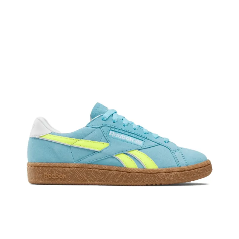 Reebok Women's Club C Grounds Uk 'Digital Blue Solar Acid Yellow Gum' Women's-1