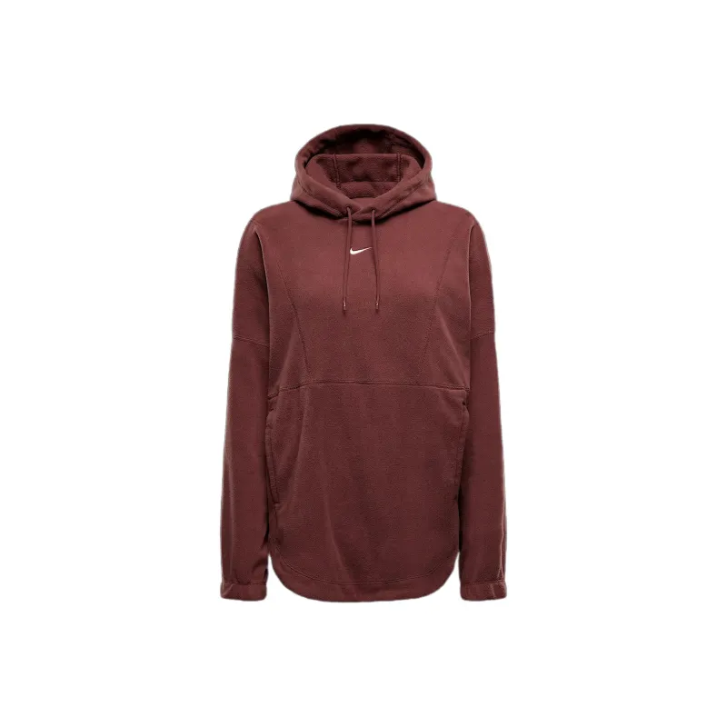 Nike One Women's Oversized Therma FIT Pullover Fleece Hoodie-0