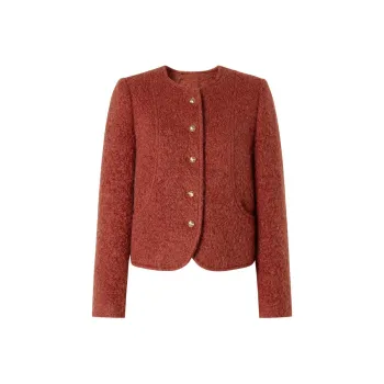 JZ. ANNAKRO Coats Women's Rusty Red