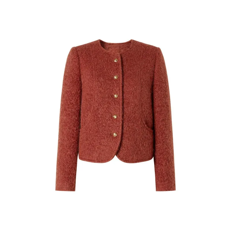 JZ. ANNAKRO Coats Women's Rusty Red-0