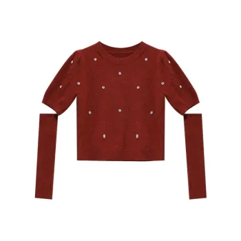 Still Quiet Knitwear Women's Red