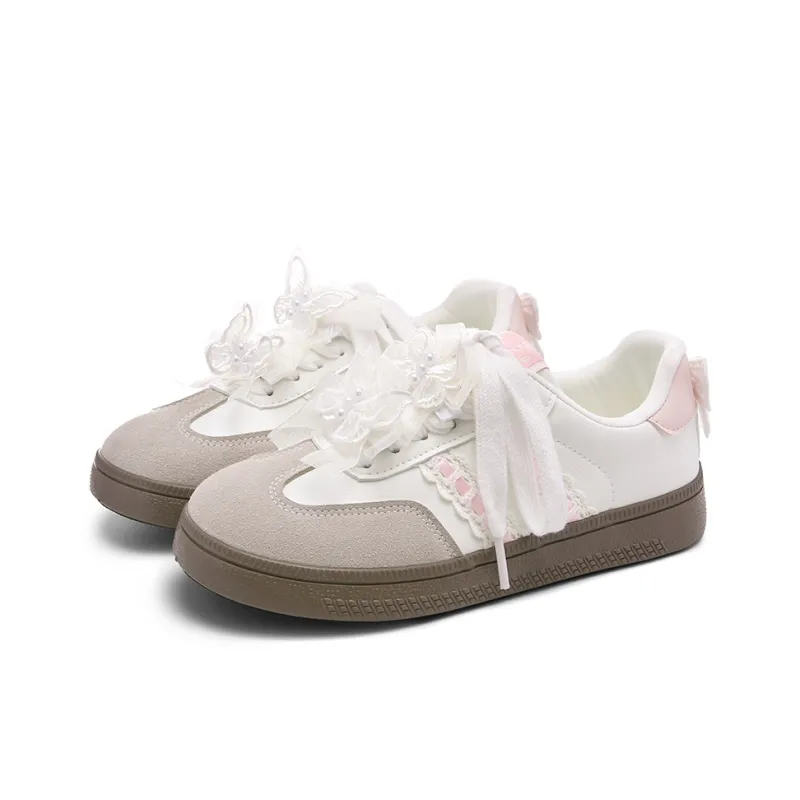 Lovely You Wear resistant And Lightweight Low Top Skateboard Shoes Women's-8