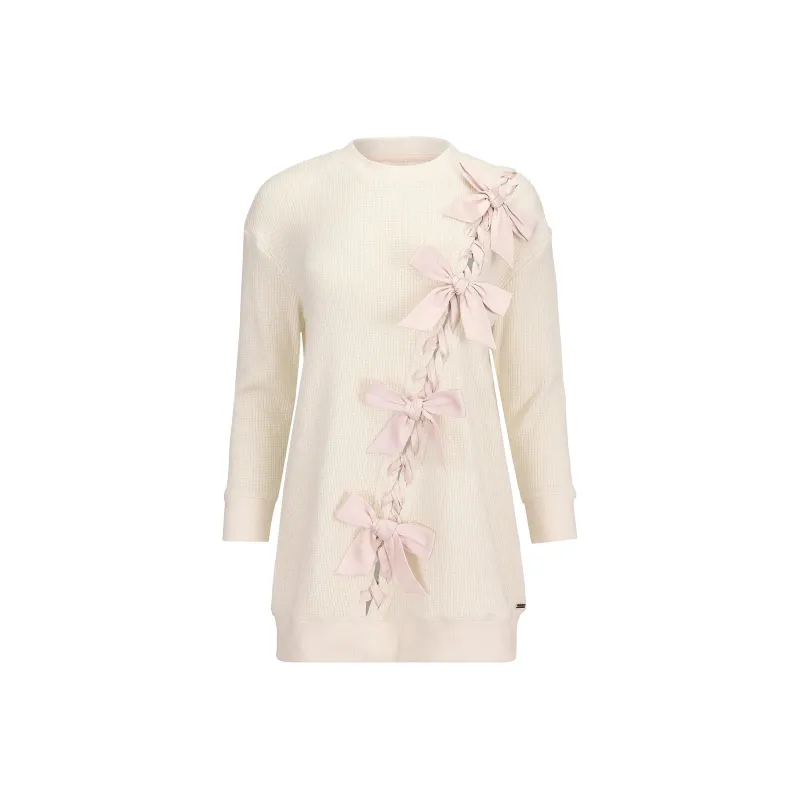 Victoria's Secret Adore Me Janine Top / Whisper White Sweatshirt Women's Whispering White-0
