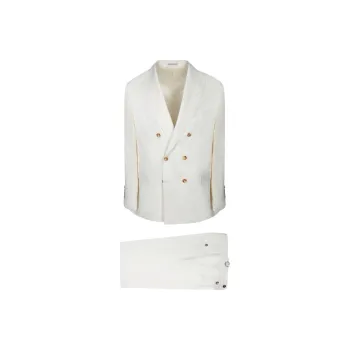 Brunello Cucinelli Business Suit Men's White