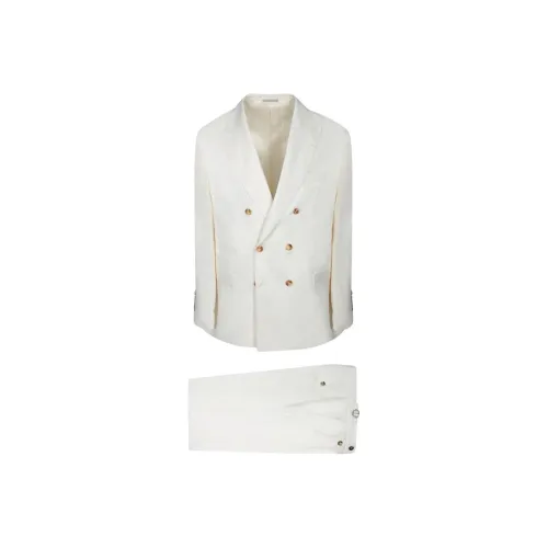 Brunello Cucinelli Business Suit Men's White