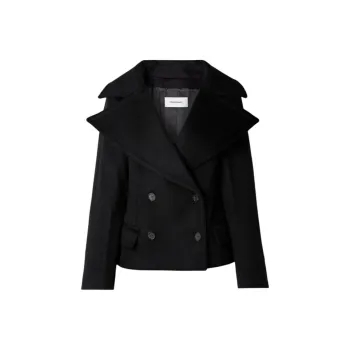 FERRAGAMO Jackets Coats Women's Black