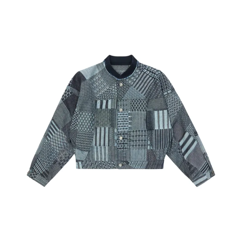 ADER ERROR Semi Oversized Fit Trucker Jacket 'Blue'-0