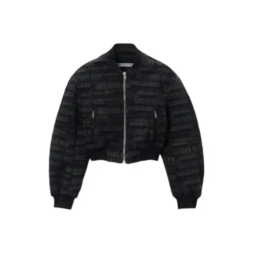 button-down fastening bomber jacket