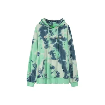 NO ONE ELSE Sweatshirt Unisex Blue Tie Dye