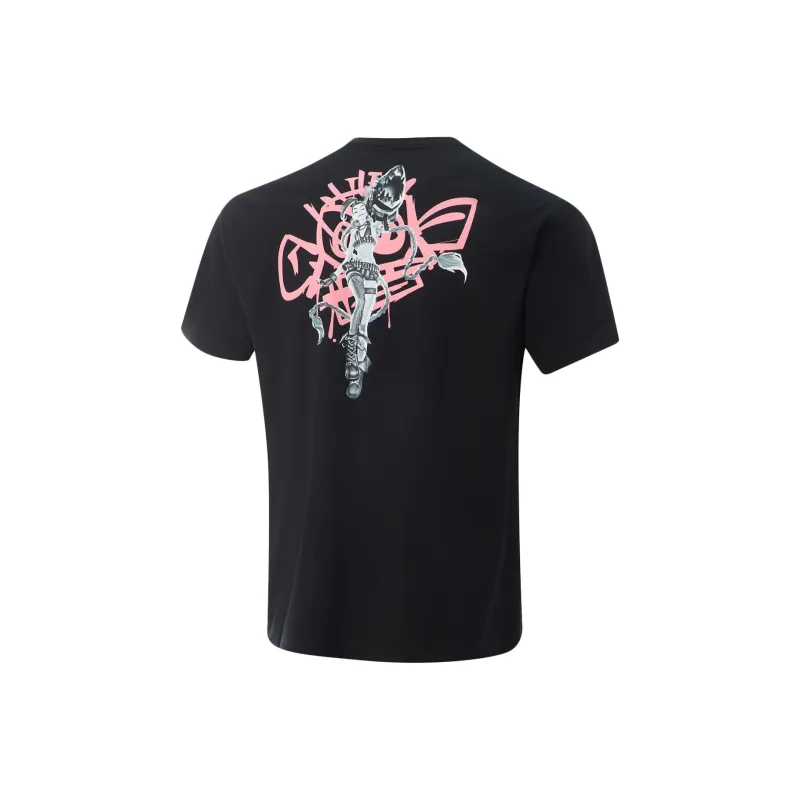 LiNing x LEAGUE OF LEGENDS Sports Life Collection T Shirt Men's Black-1