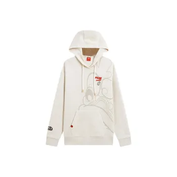 PEAK Sweatshirt Women's Light Khaki Jacquard Yarn