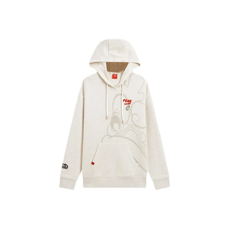 PEAK Sweatshirt Women's Light Khaki Jacquard Yarn-0