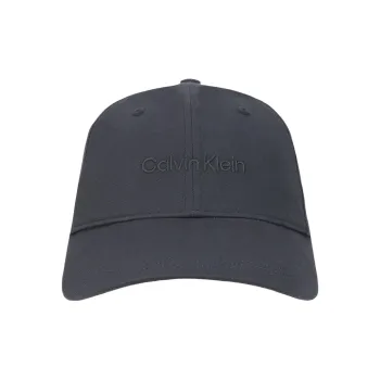 CALVIN KLEIN Cotton Baseball Caps Unisex Charcoal Gray