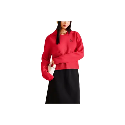 Anta x Kirsh Sports Life Collection Good Things Happen Knitwear Women's Rich Red