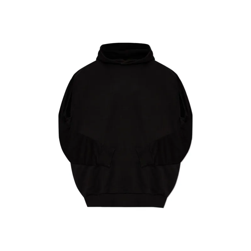 MM6 Maison Margiela Stitched-sleeves Hoodie-0