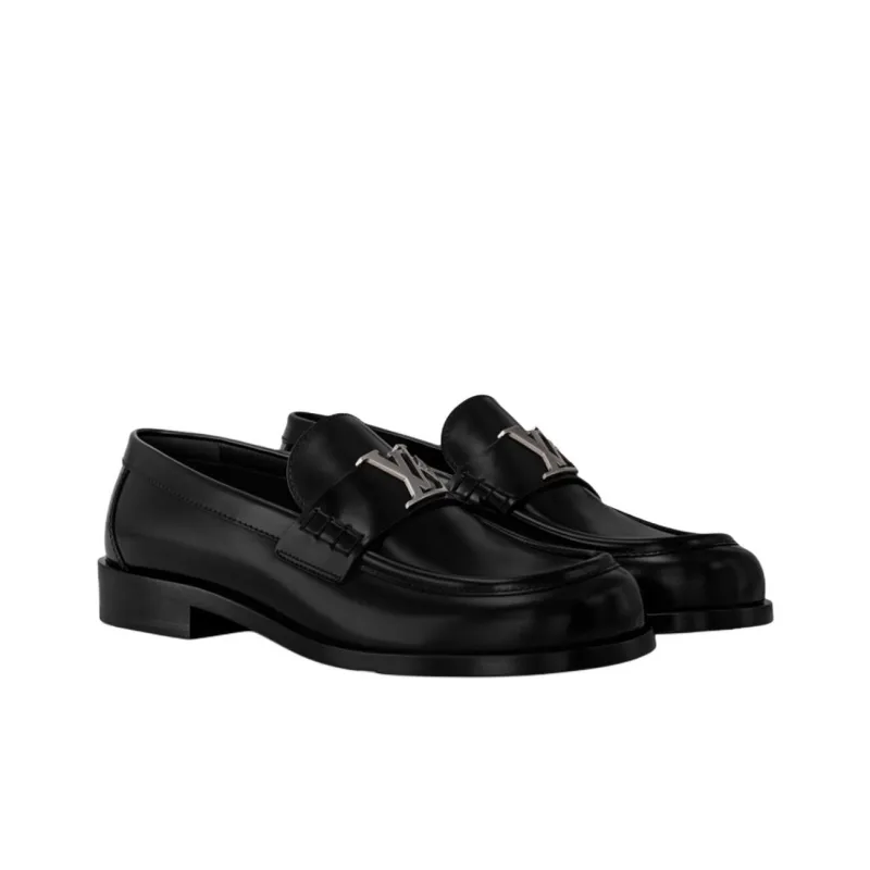 LOUIS VUITTON Scala Loafers Men's Black-2