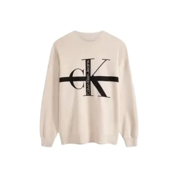 CALVIN KLEIN Sweatshirt Women's Milk Cream