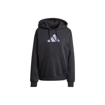 Adidas Free Shipping With AdiClub Holiday Graphic 3 Stripes Oversized Hoodie