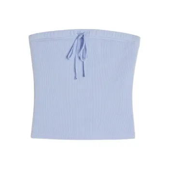 Hollister Strapless Top Women's Blue