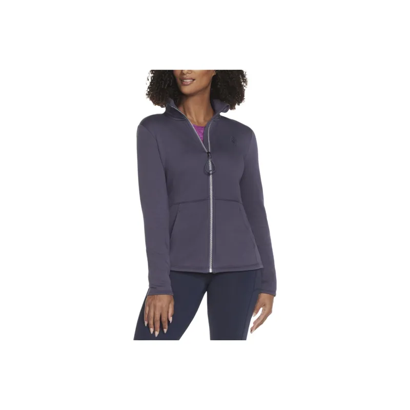 Skechers GO SNUGGLE Jackets Coats Women's Charcoal Gray-0