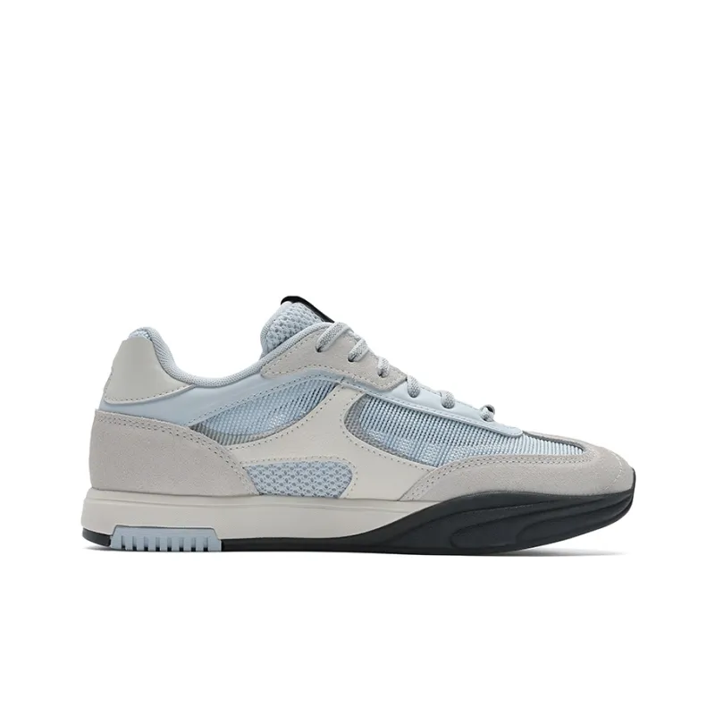 FILA Pioneer Series Slip Resistant, Abrasion Resistant, Balance, Breathable Low Top Skateboard Shoes Women's Blue Pink-1