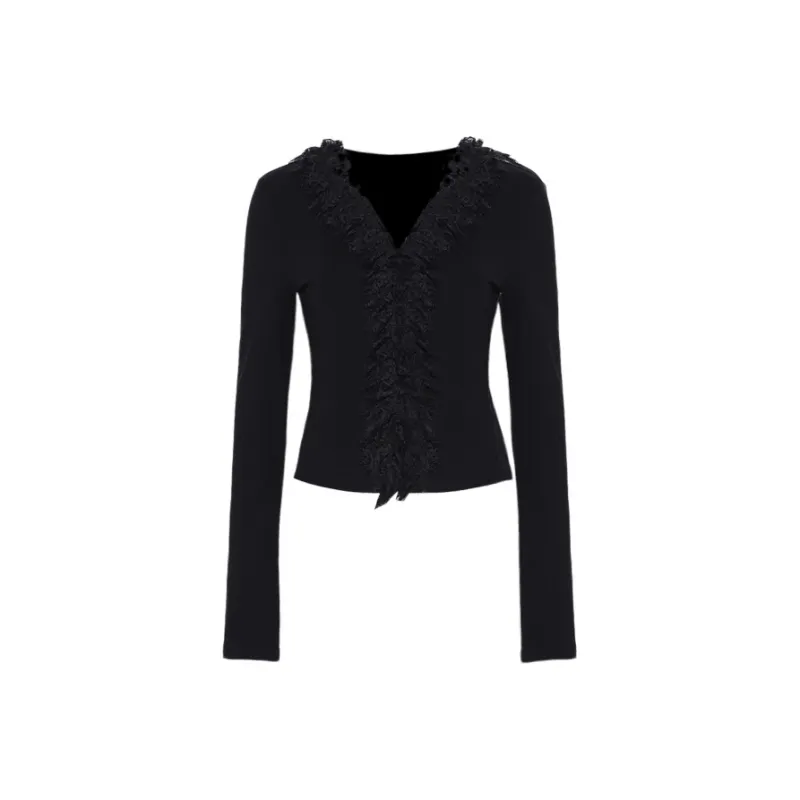 DPLAY Knitwear Women's Classic Black-0