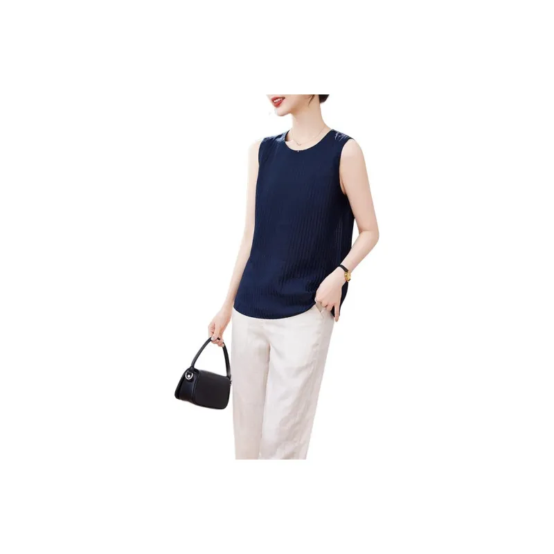Yi Mengyuan Silk Tank Top Women's-3