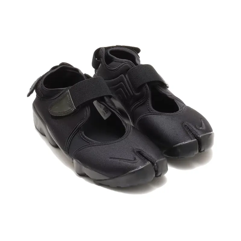 Nike Air Rift Triple Black Satin Women's-2