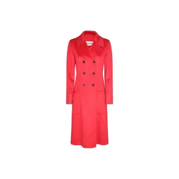 Lanvin Double Breasted Long Sleeved Coat