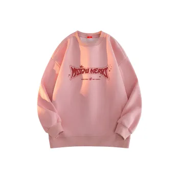 MIIOW Trend Party Series Sweatshirt Unisex Light Pink