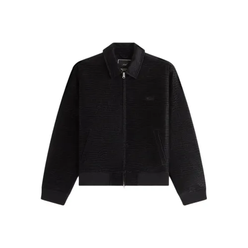 KITH FW24 Brisa Croc Bomber Jackets Coats Women's Black