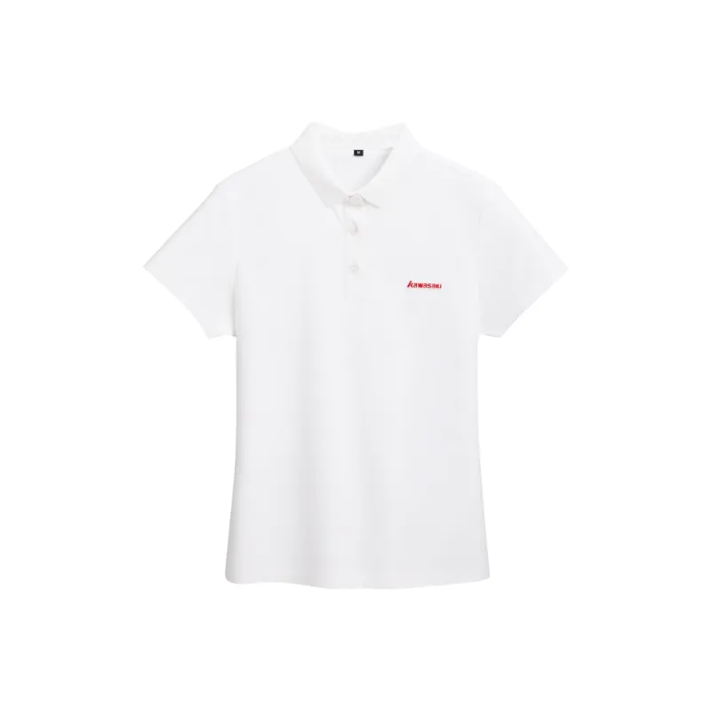 Kawasaki Polo Shirt Women's White/navy/gray-0