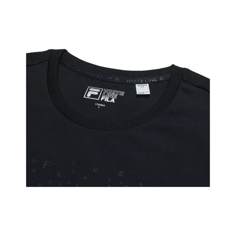 FILA Lifestyle WHITE T Shirt Men's Legend Blue-4