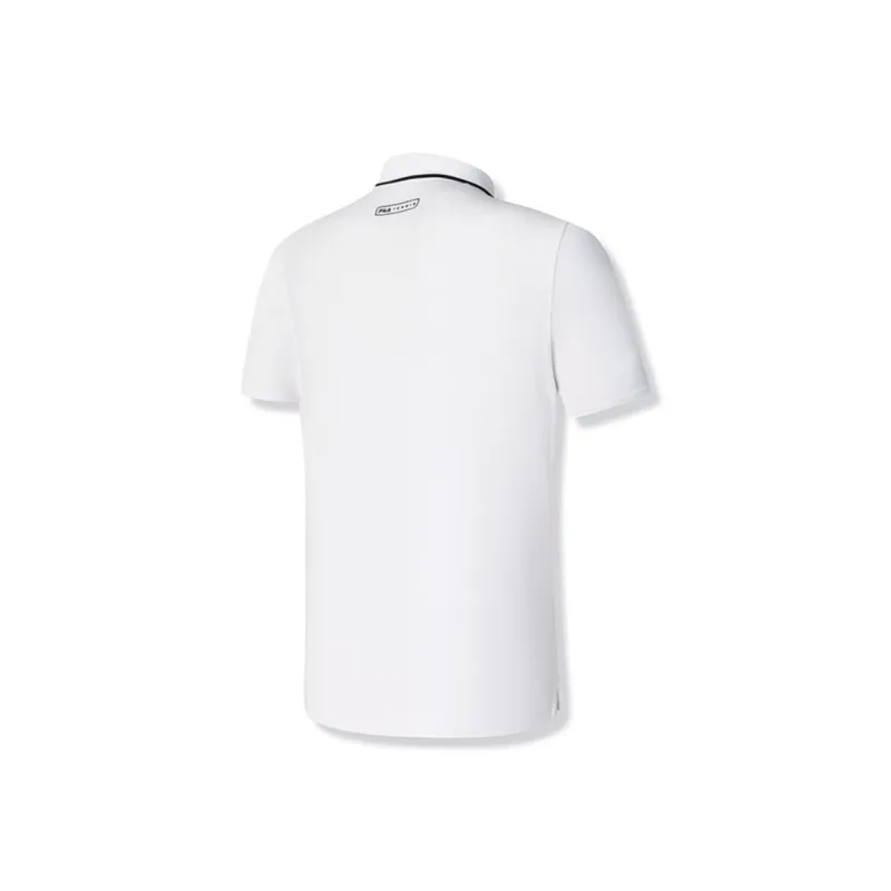 FILA Athletics Tennis Polo Shirt Men's Jade White WT-2