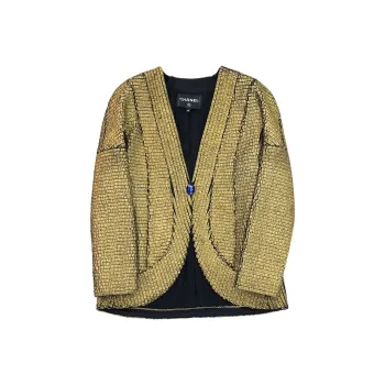 CHANEL 19A Egyptian Style Jackets & Coats Women's Gold