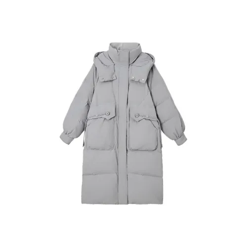 Pit Down Jacket Women's Light Gray